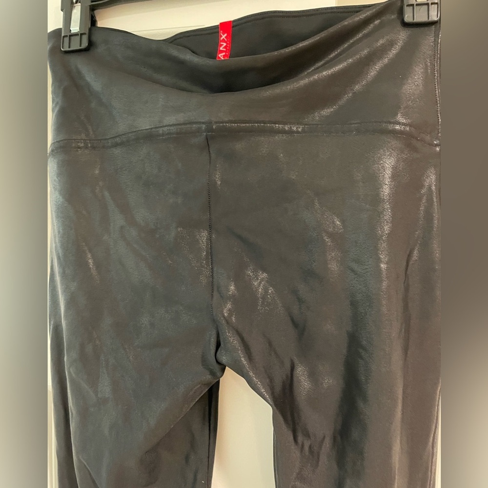 SPANX Faux Leather Leggings Size Medium EUC - Picture 7 of 7